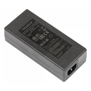 48V2A96W strömadapter med kontakt, svart 48V2A96W