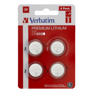 Lithium battery CR2025 3V 4 pack 49532