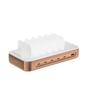 Charging station is the ideal solution for anyone who wants to charge many devices simultaneously and in an organized manner - whether at home, in the office, at the clubhouse or on the go. 541280