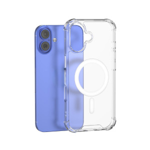 Seamlessly supports the use of MagSafe accessories across manufacturers and comes in rigid polycarbonate for stability and soft TPU for shock absorption.The transparent elegance keeps the original style of your smartphone and offers perfect fit with preci