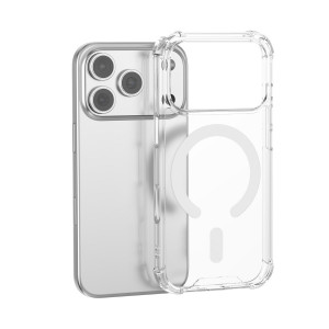 Seamlessly supports the use of MagSafe accessories across manufacturers and comes in rigid polycarbonate for stability and soft TPU for shock absorption.The transparent elegance keeps the original style of your smartphone and offers perfect fit with preci