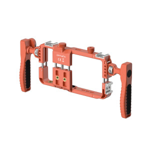 Universal smartphone video rig with wireless remote, orange 541824