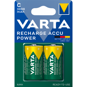 Recharge Charge Accu Power C 3000mAh 2 Pack 56714101402