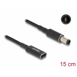 Adapter cable for Laptop Charging Cable USB Type-C female to HP 7.4 x 5.0 mm male 15 cm 60032