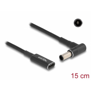 Adapter cable for Laptop Charging Cable USB Type-C female to Sony 6.0 x 4.3 mm 15 cm 60043