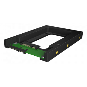 IB-2538StS 2. 5" till 3. 5" HDD/SSD adapter, svart 60077