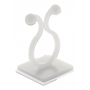 Kabelborr med självhäftande uttag naturfärgad 10 delar 60175