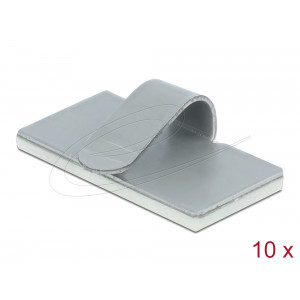 Cable clamp self-adhesive steel 10 pieces 60184