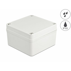 Installation Housing IP65 waterproof 125 x 125 x 75 mm grey 60398