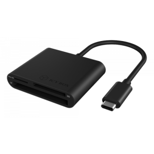 USB 3. 0 multi-minneskortläsare, svart 60649