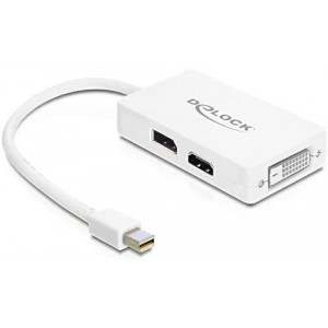 Mini DisplayPort to DVI/HDMI/DisplayPort, white 61768