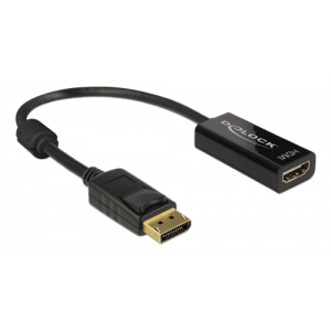 Adapter Displayport 1.2 hane till HDMI hona, 4K, passiv, svart 62609