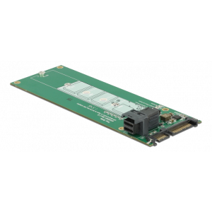 Converter SATA 22 pin / SFF-8643 NVMe > 1 x M.2 NGFF Key M 62703