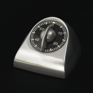 Klassisk timer i aluminium, 60 min. 630 B