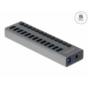 External SuperSpeed USB Hub with 13 Ports + Switch 63738