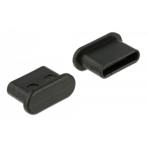 Dammskydd för USB Type-C™ hona, svart 64014