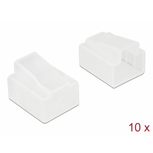 Dust Cover for RJ45 plug 10 pieces transparent 64016