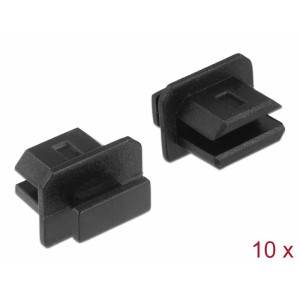 Dust Cover for mini DisplayPort female with grip 10 pieces black 64026