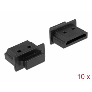 Dust Cover for HDMI-A female with grip 10 pieces black 64029