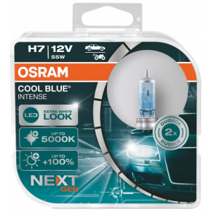Automotive H7 Cool Blue Intense 55W 12v PX26D - 2 pack 64210CBN-HCB