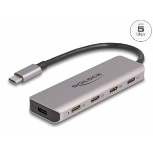 USB 5 Gbps 4 Port USB Type-C™ Hub with USB Type-C™ connector 64238