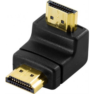 HDMI-adapter, 19-pin ha till ha, vinklad 65073