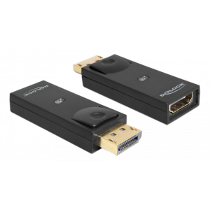 Adapter Displayport 1.1 hane till HDMI hona, 3840x2160, svart 65258