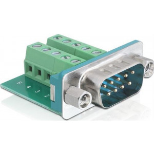 D-sub terminalblockadapter, DB9 hane. 65269