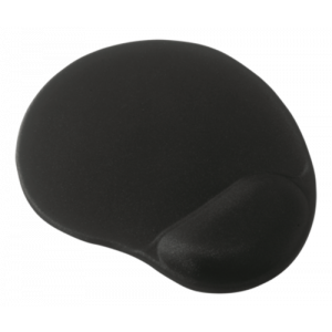 Jobmate Softgel Mousepad, musmatta med inbyggt handledsstöd, svart 653002