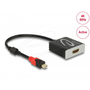 Active mini DisplayPort 1.4 to HDMI Adapter 4K 60 Hz (HDR) 65302