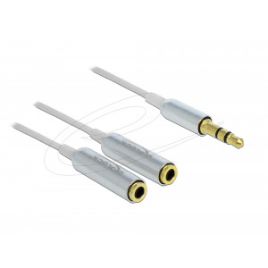 Audio Splitter Cable 3.5 mm male > 2 x 3.5 mm female 25 cm 65355