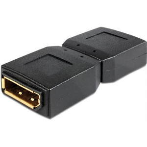 Adapter, DisplayPort hona till hona, svart 65374