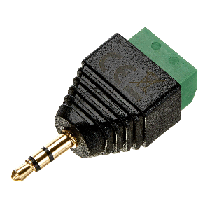 Adapter Stereo plug 3.5 mm > Terminal Block 3 pin 65419