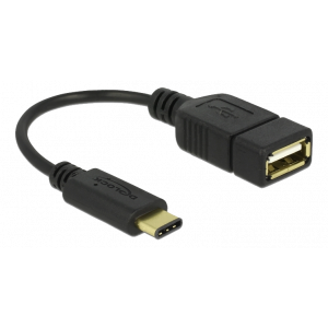 Adapter cable USB Type-C™ 2.0 male > USB 2.0 type A female 15cm 65579