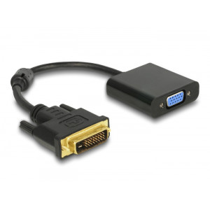 Adapter DVI-D 24+1 male > VGA female black 65658