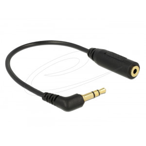 Audio Cable 3.5 mm male angled > 2.5 mm 3 pin female 65675