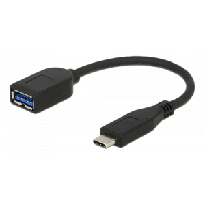 Adapter SuperSpeed USB 10 Gbps (USB 3.1 Gen 2) USB Type-C™ male > USB Type-A female 10 cm 65684