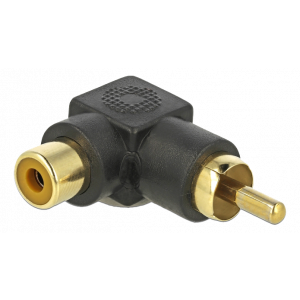 RCA Adapter male to female angled 66168