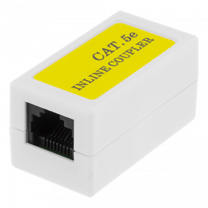 skarvdon Cat5e, UTP (oskärmad), hona-hona, vit 665-V