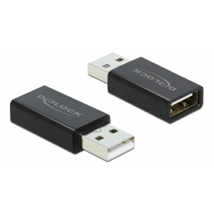 USB 2.0 Adapter Type-A male to Type-A female Data Blocker 66529