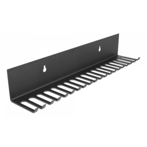 Kabelhållare 318 x 65 mm för väggmontering svart 66729