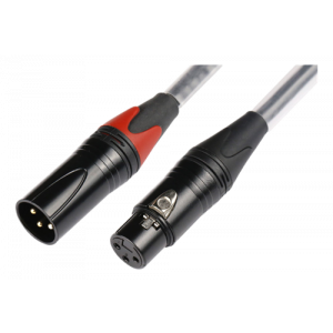 XLR-M/F-2 Professional XLR-cable, female-male, 2m 670-90103