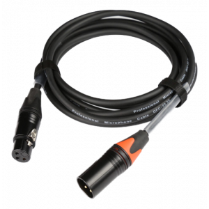 XLR-M/F-3 Professional XLR-cable, female-male, 3m 670-90104