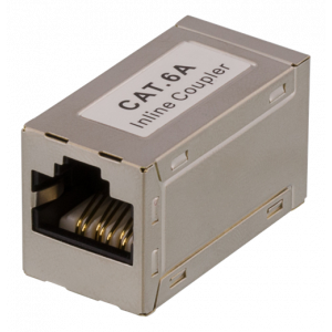 Skarvdon CAT6a, FTP (skärmad), hona-hona, silver 685-F