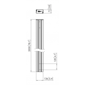 PUC 2920 Connect-it Pole 200cm 7229200