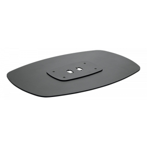 PFF 7040 Floor Plate Back to Back Large Black 7327040