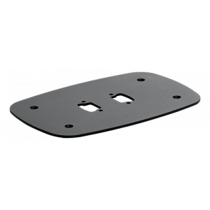PFF 7060 Floor Mounting Plate Black 7327060