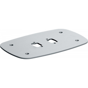 PFF 7060 Floor Mounting Plate Silver 7327064