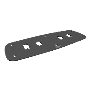 PFF 7070 Floor Mount Plate Double 7327070