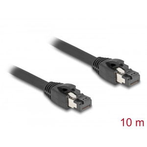 RJ45 Network Cable Cat.8.1 S/FTP 10 m up to 40 Gbps black 80237